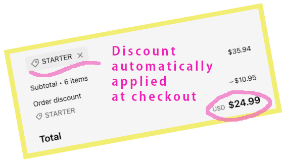 Discount applied automatically at checkout